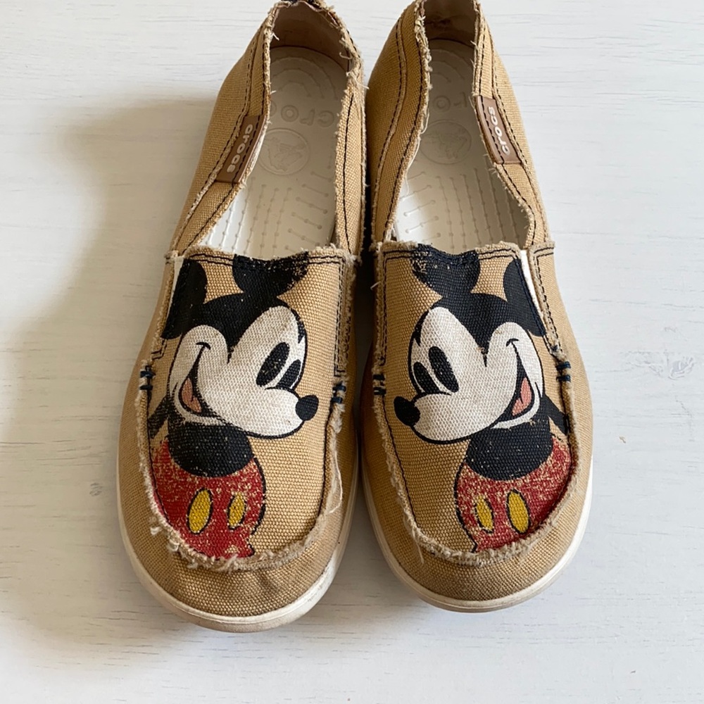 Disney Mickey Mouse canvas Crocs